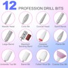 MEKK Nail Drill Professional Electric Nail file Cordless Nail Drill