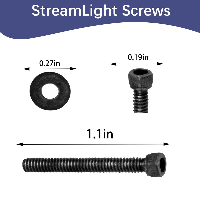 2 PCS Streamlight Replacement Parts, TLR Screw Kit, Screw Kit