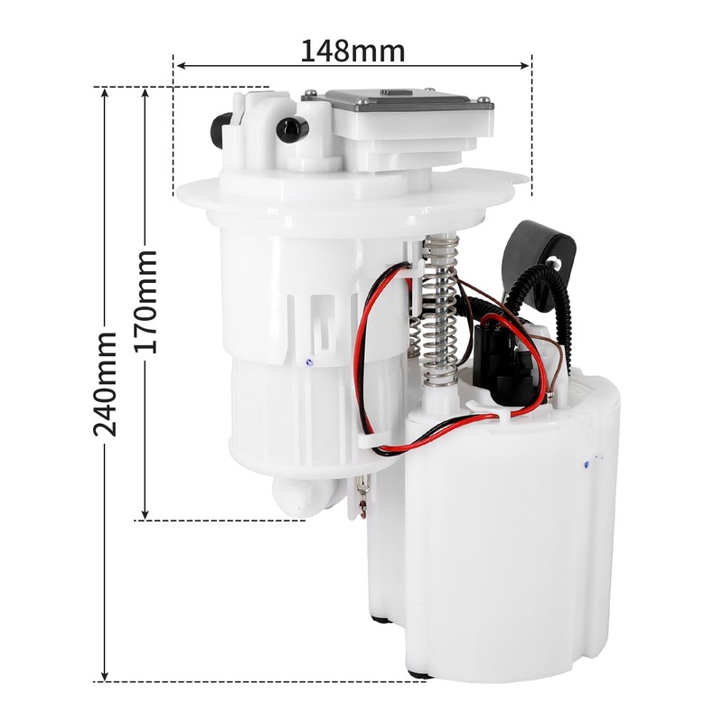 Tektall 31110-D5500 Electric Fuel Pump Assembly for 2015-2019 Hyundai Sonata,