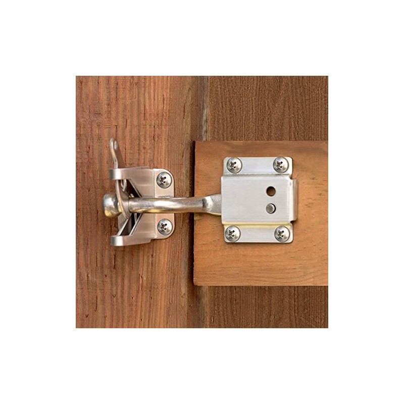 National Hardware N342-642 MaxLatch Gate Latch, Stainless Steel, 0, 1