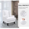 Easy-Going Stretch Wingback Chair Sofa Slipcover 2-Piece Sofa Cover Furniture