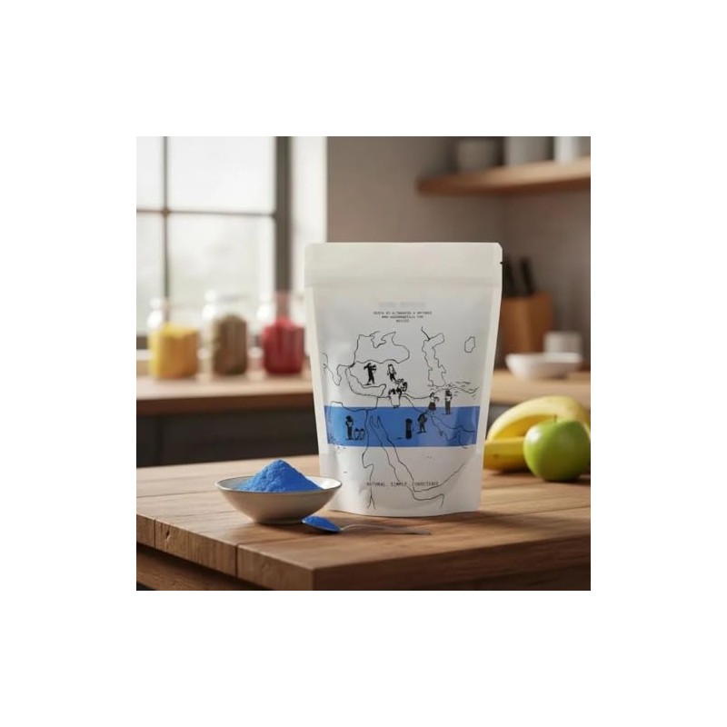 NEGRO MOSTAZA Espirulina Azul en Polvo - bolsa de 500gr