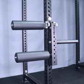 Leg Curl and Extension Rack Attachment - Versatile Gym Equipment for Targeted Lower Body WorkoutsColor: Black for 25MM weight plates, Size: For 1 inch/25mm /26MM hole diameter
