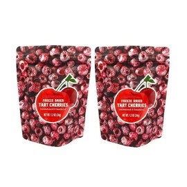 Trader Joe's - Freeze-Dried Tart Cherries Unsweetened & Unsulfured 1.2oz/34g – (Pack of 2)