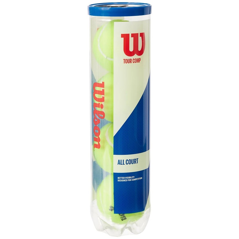 Wilson Tour Competition 4 Tennis Ball Can 3 Pack