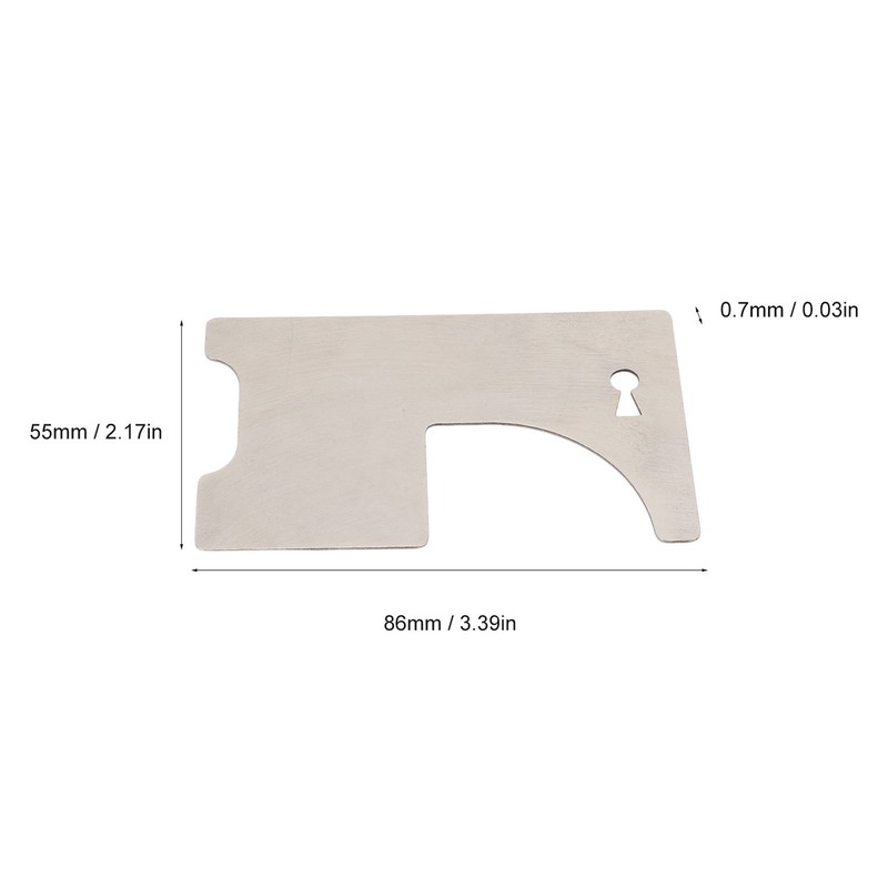 2 PCS Firefighter Door Opener Tool 0.7mm Thick Multifunctional Stainless