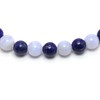 Innere Ruhe-Energiearmband aus blauem Spitzenachat und Lapislazuli - 6mm Perlen
