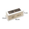 Wooden Tea Box with 2 Tea Boxes 18 x 8