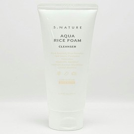 Esnature S-Nature Aqua Rice Mildly Acidic Cleansing Foam 80ml Mild Cleansing Hypoallergenic Foam / 에스네이처 아쿠아 라이스 약산성 클렌징폼 80ml 순한클렌징 저자극폼