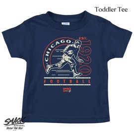 EST 1920 Baby Apparel for Chicago Football Fans (NB-7T) (Navy Toddler Tee, 2T)