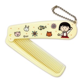 Toshin Pack CM-CO502 Chibi Maruko-chan Folding Comb (Original Work 35th Maruko Yellow)
