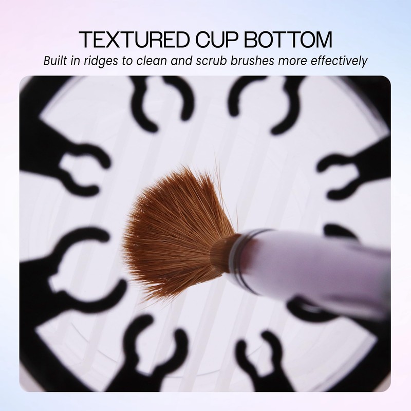 Beauticom Nail Art Brushes Uv Pen Holder Cleanser Cup Bottle…