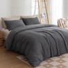 Jessrydo Waffle Duvet Cover King Size Soft Breathable Cooling Luxury