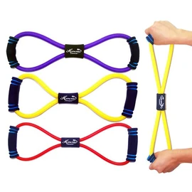 Rubber Country Figure-8 Tubing Band (Beginner) Fitness Strength & Elasticity Exercises Stretching / 8자형 튜빙밴드 (초급) 헬스 근력 탄력 운동 스트레칭