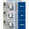 Nouscan 4" 9.5Ft Mini Split Line Set Cover with Flexible