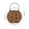 Outdoor Solar Lantern LED Waterproof Hollowed Rattan Ball Solar Hanging