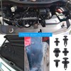 190 Pcs Car Trim Clips, Fastener Rivet Clips 6 Sizes,