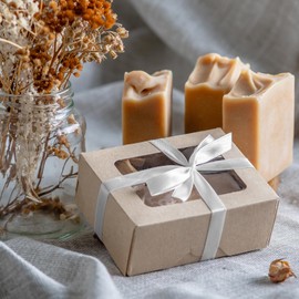 GXFCING Gift Ribbon White 25 mm Wide, 46 Metres Satin Ribbon Ribbon White Ribbon for Gift Wrapping, Crafts, Christmas, Birthday, Christening, Wedding