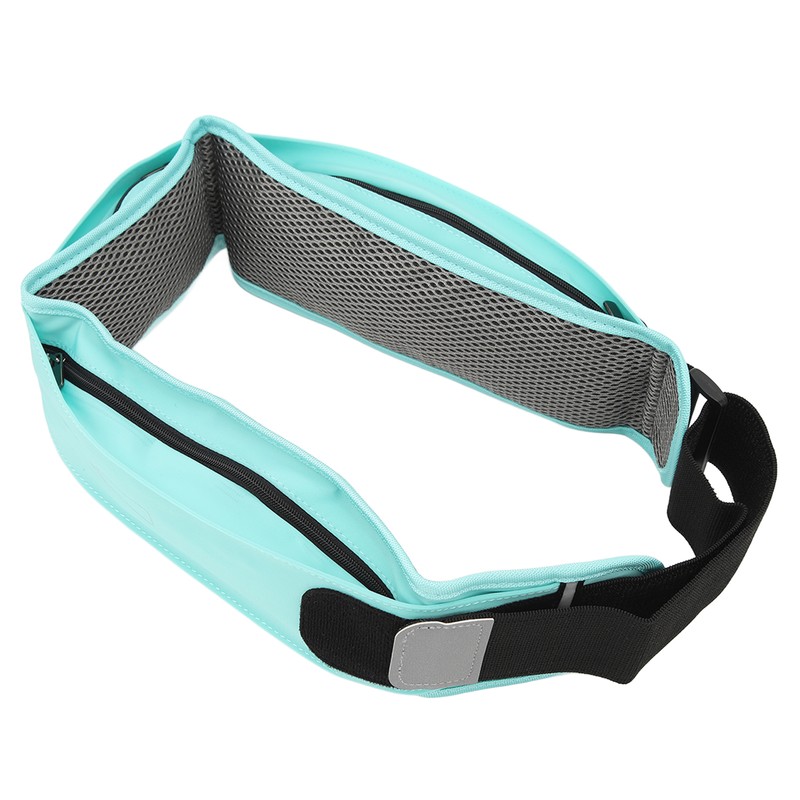 Running Waist Bag Multi Independent Pockets Elastic Breathable Thin Light
