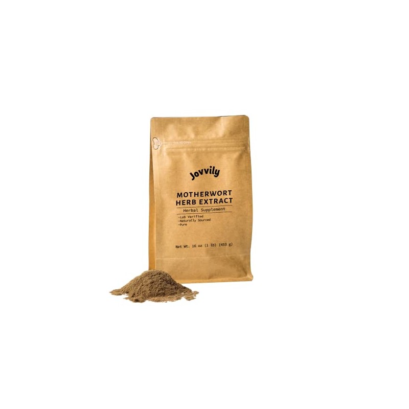 Jovvily Motherwort Herb Extract,1lb, Traditional Chinese Herbal Supplement Powder, Throw-Wort