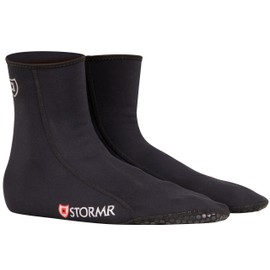 Stormr Neoprene Mens’ and Women's Neoprene Sock Available in 1.5mm or 3mm – Warm, Ideal for Surf Fishing, Water Sports and Hunting, Wear Alone or With Shoes and Boots.