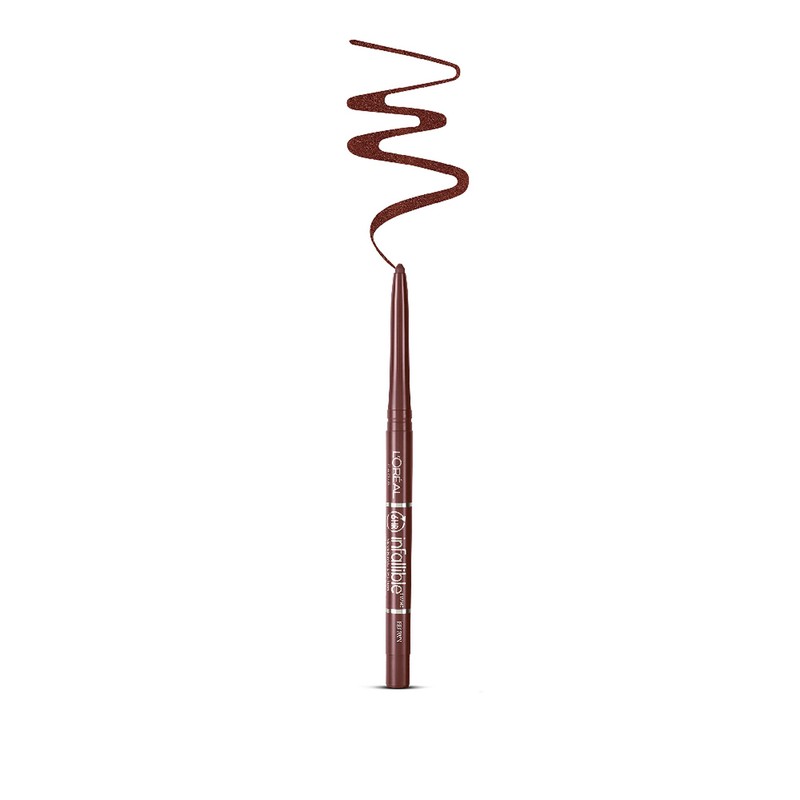 L'Oreal Paris Infallible Never Fail Lipliner, Brown, 0.009 oz.