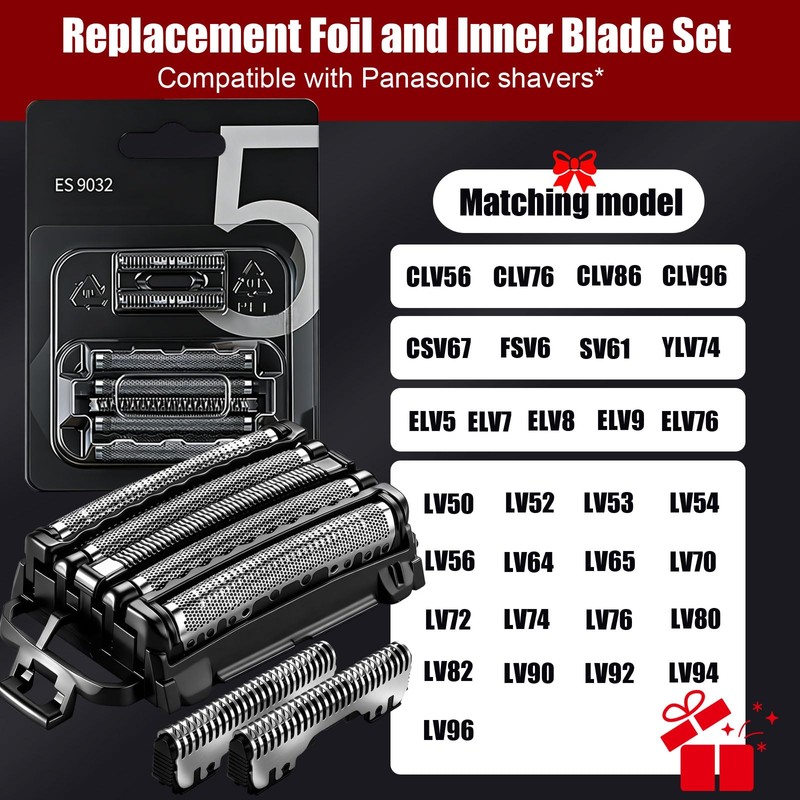 WES9032P Replacement Outer Foil and Inner Blade Set,Compatible with Panasonic