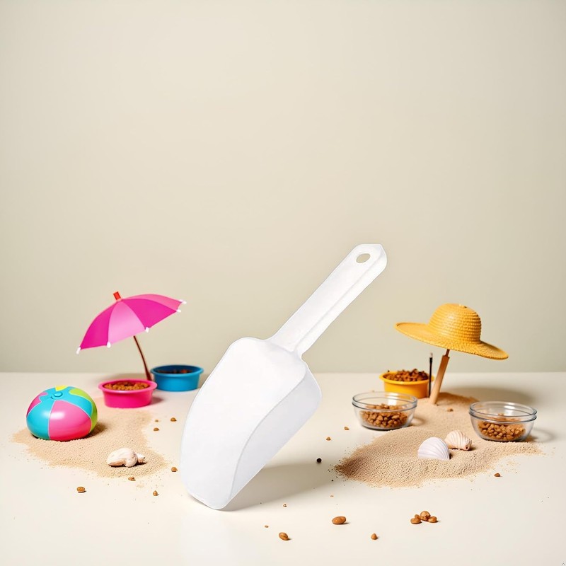 Plastic Ice Scoop, Kitchen Ice Scooper for Ice Maker Freezer