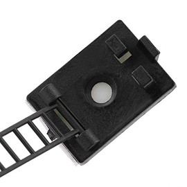Yctze Clips ajustables autoadhesivos para cables, clips ajustables, abrazaderas ajustables, abrazadera de atadura de cables, organizador de alambre, abrazadera de atadura de cables