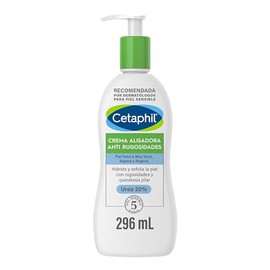 Cetaphil Crema Alisadora Anti Rugosidades, Suaviza Piel Áspera con Exfoliación e Hidratación, para Piel Sensible y Seca, 296 ml