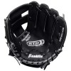 Franklin Teeball Baseball Glove 8.5" Ready to Play Black Silver