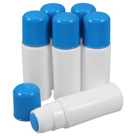 DEARMAMY 6 Pcs Reusable Sponge Head Bottles for Liniment and Cosmetic Applications Small Bottles Portable Bottles for Travel and Storage 30ml