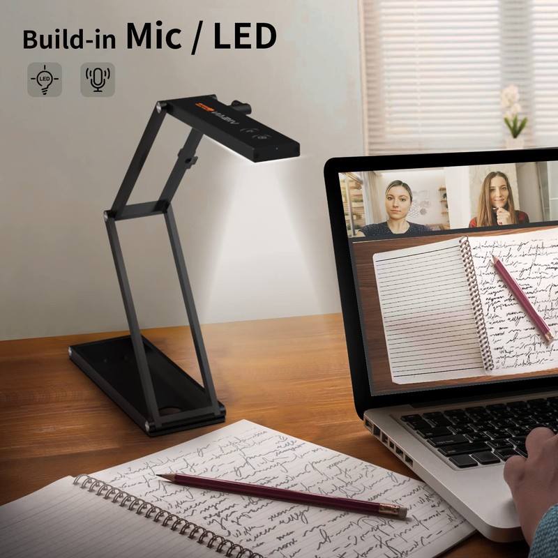 VIISAN P4U 13MP 4K UHD Document Camera & Webcam with