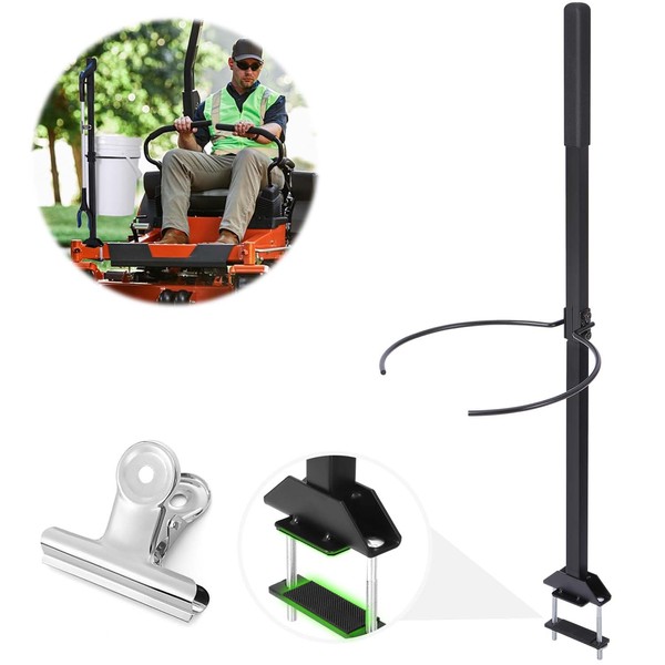 Zero Turn Mower Handle, 5 Gallon Bucket Bracket Holder with