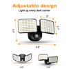 Rechargeable Battery Motion Light, 2500LM & 4000LM Dual Modes Motion