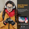 Genuine Sheepskin Leather Gloves for Women, Winter Warm Touchscreen Texting