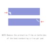 NVME M.2 Thermal pad，M.2 SSD Thermal Cooling Pad, 70x20x0.5/1mm for