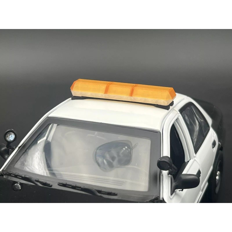 Non-operating Lightbar 1/18 Scale Amber Code 3 MX7000 Lightbar W/