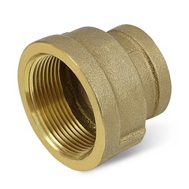 Supply Giant CSSD2002 2 x 1 in. No Lead Reducing Coupling with Female National Pipe Taper Threaded Ends, Brass Construction, Higher Corrosion Resistance, Economical & Easy to Install, 17