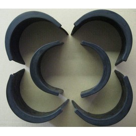 Suzo Happ ra-Billiard-pt-rpl Set of 6, 3 inch Billiard Pool Table Rubber Drop Pocket Liners, unpunched