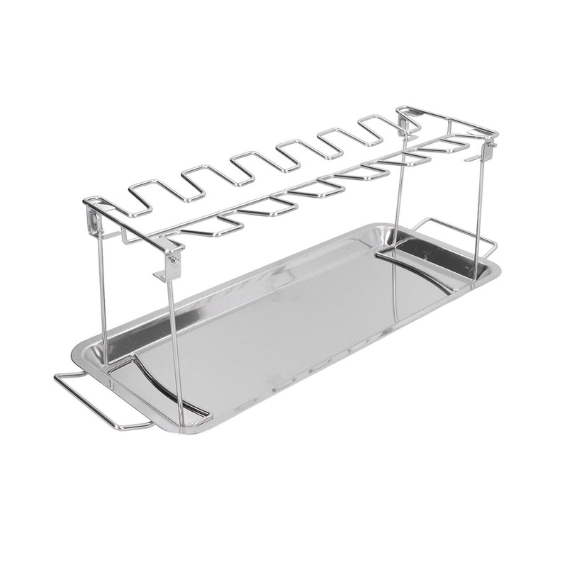 Chicken Wing Leg Rack Stainless Steel Foldable BBQ Rack Portable