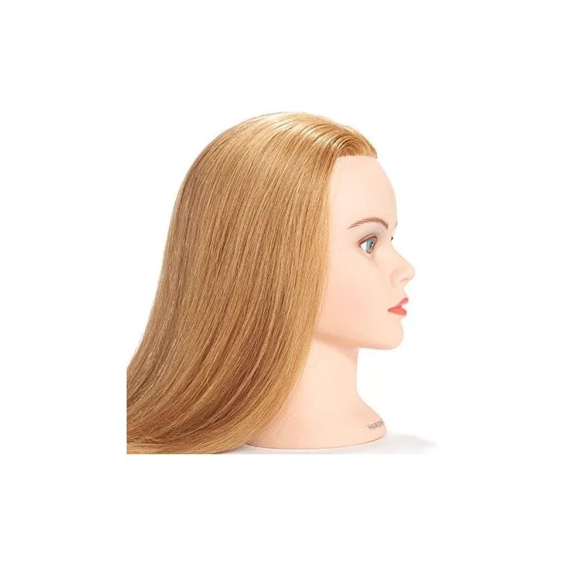 Hairginkgo Maniqui Cabeza Cabello Natural 27#- 55 Cm Hairginkgo