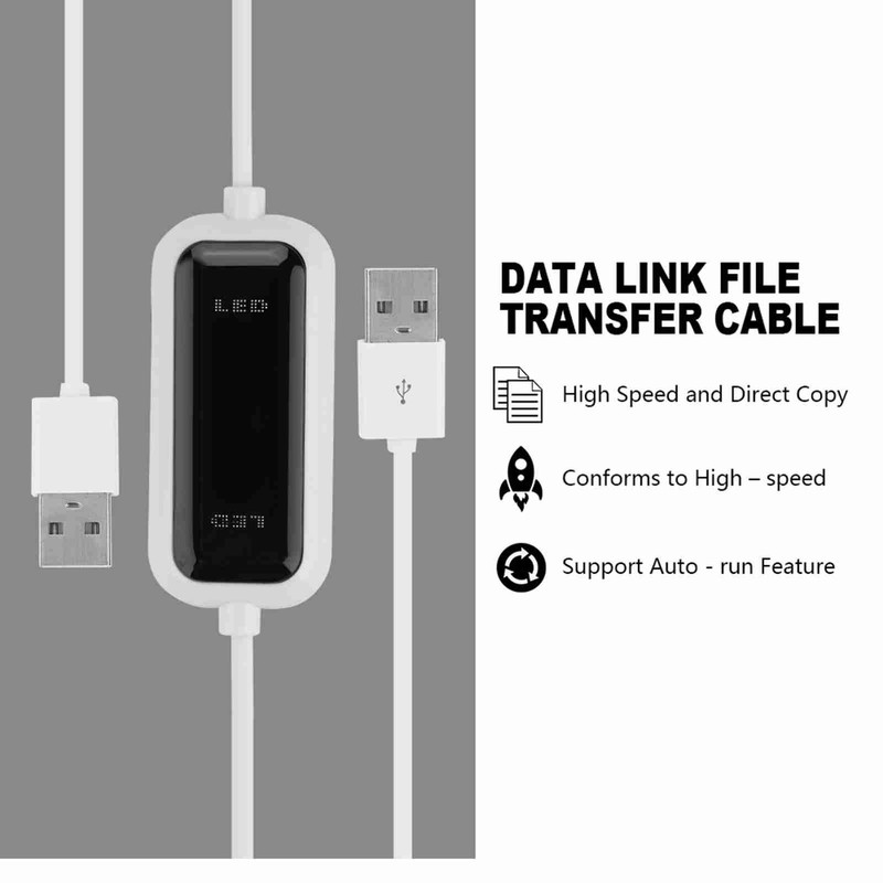 USB 2.0 Online Laptop PC to PC Data Link File