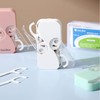 Dental Floss Picks Dispenser Portable Flossers Dispenser Automatic Pop-up Floss