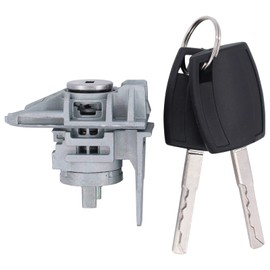 HouYeen Front Door Lock Barrel Cylinder with Keys for Kuga Mk1 Cmax Focus Galaxy Mk2 Mondeo Mk4 Smax 1552849