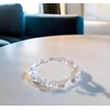 GRAHAM DESIGN Scalloped Acrylic Drink Coaster Set 4‑Pack with Circular