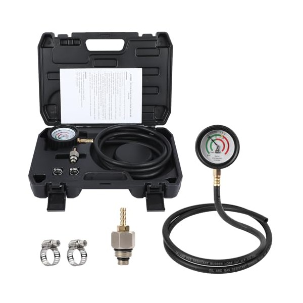 Exhaust Back Pressure Tester Kit with Carrying Case, Automotive Exhaust