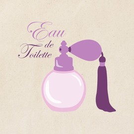 CafePress Eau De Toilette Tote Bag Reusable Natural Beige Canvas Shopping Bag