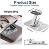 AHRLIC Desktop Projector Stand, 360° Rotation Foldable Metal Projectors Bracket,