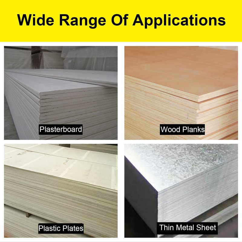 200 pcs Wood Screws, Phillips Flat Head Long Screws, Self-Tapping